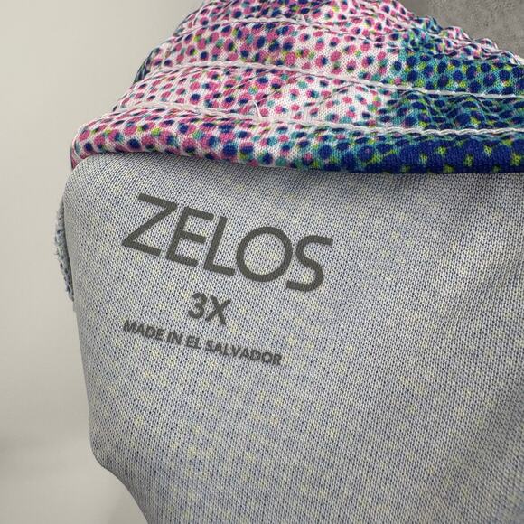NWT Zelos Women’s Pink & Blue Athletic Shorts Size 3X Working Out Running - Picture 7 of 10